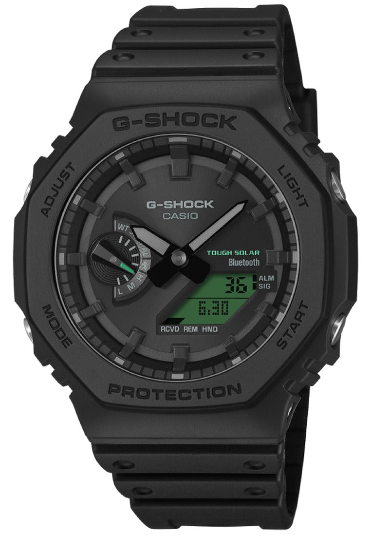 Casio G-shock GA-B2100BEG-1ADR Rubber Strap Digital Analog Bluetooth Solar Watch for Men-Watch Portal Philippines