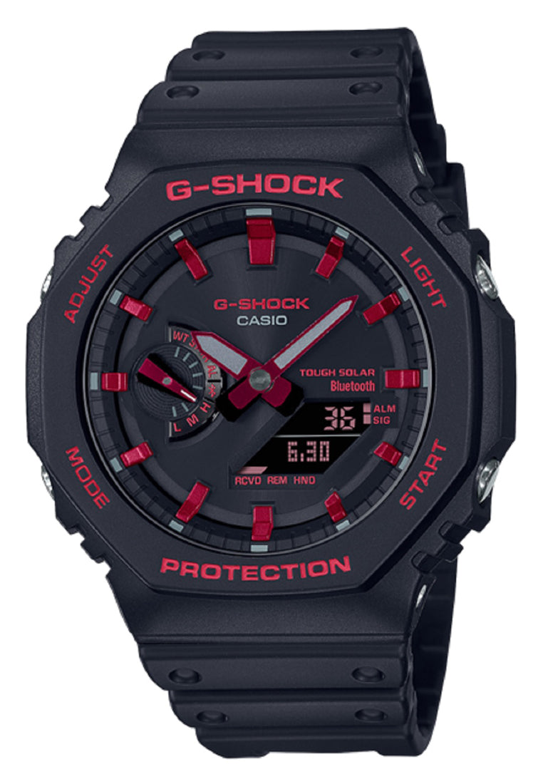 Casio G-shock GA-B2100BNR-1A Digital Analog Rubber Strap Watch For Men-Watch Portal Philippines