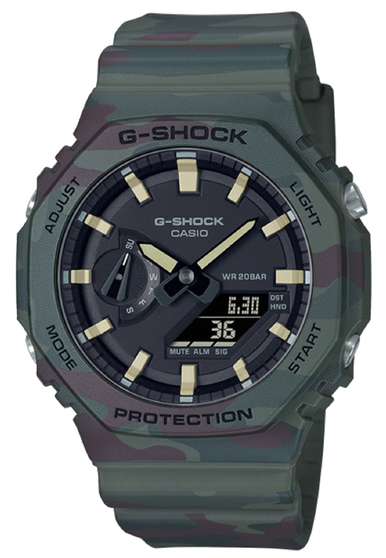 Casio G-shock GAE-2100WE-3A Digital Analog Rubber Strap Watch For Men-Watch Portal Philippines