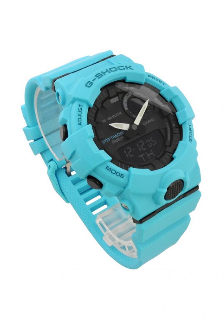 Casio G-shock GBA-800-2A2 Bluetooth Digital Analog Rubber Strap Watch For Men-Watch Portal Philippines