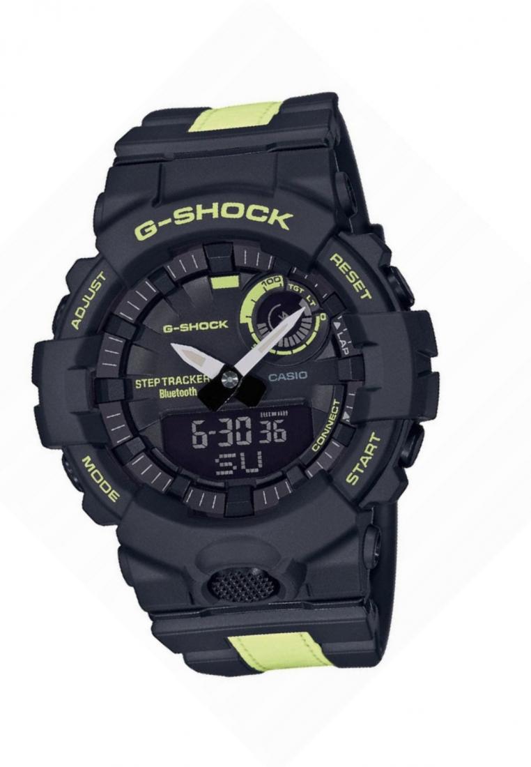 Casio G-shock GBA-800LU-1A1 Bluetooth Digital Analog Rubber Strap Watch For Men-Watch Portal Philippines