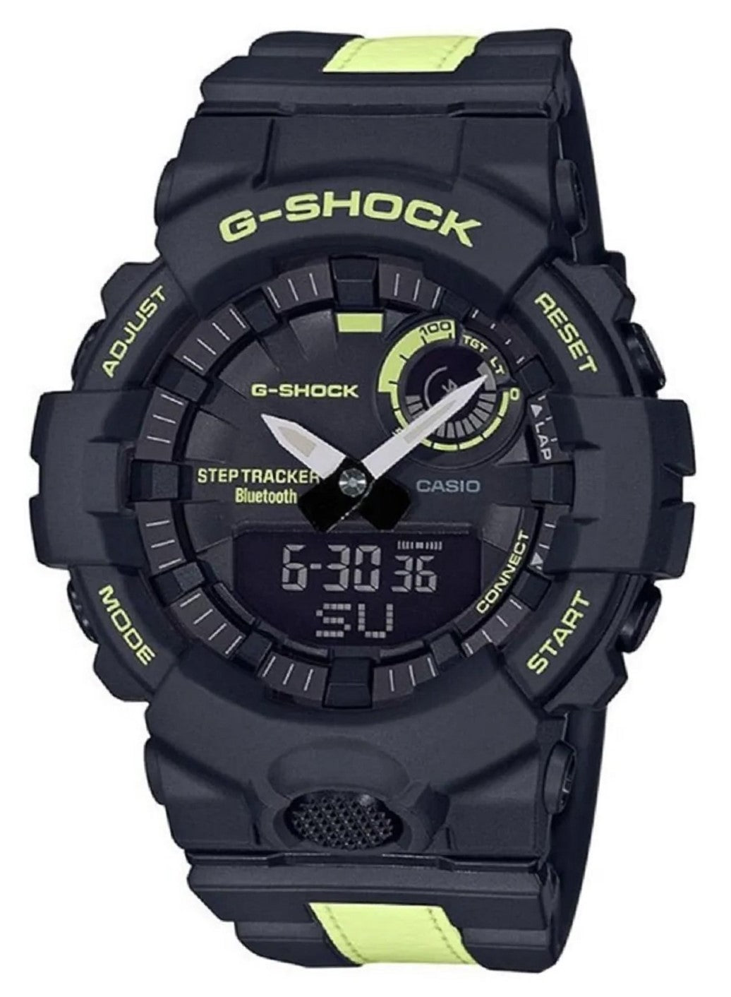 Casio G-shock GBA-800LU-1A1 Bluetooth Digital Analog Rubber Strap Watc