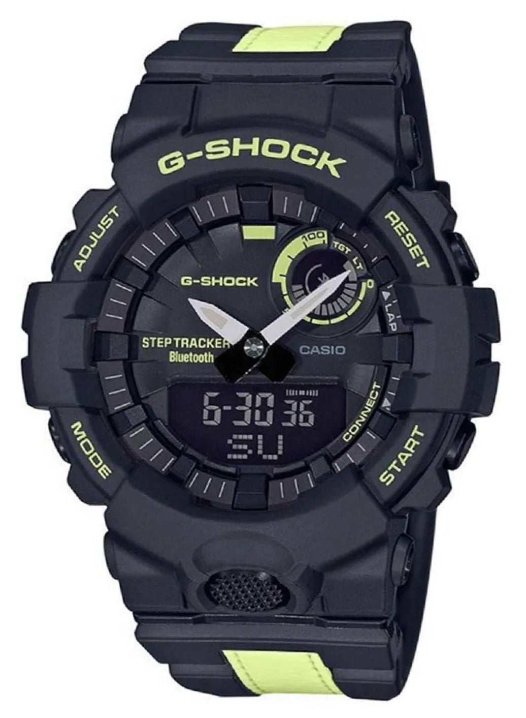 Casio G-shock GBA-800LU-1A1 Bluetooth Digital Analog Rubber Strap Watch For Men-Watch Portal Philippines