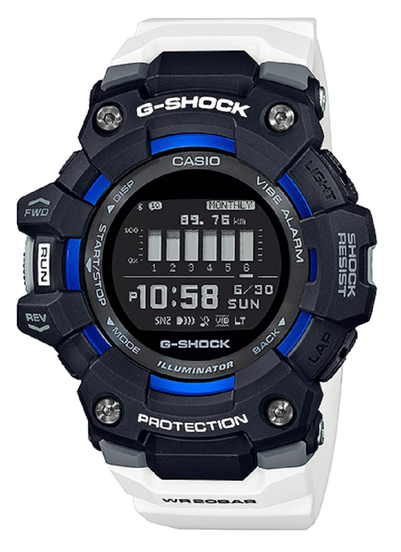 Casio G-shock GBD-100-1A7 Bluetooth Digital Rubber Strap Watch For Men-Watch Portal Philippines