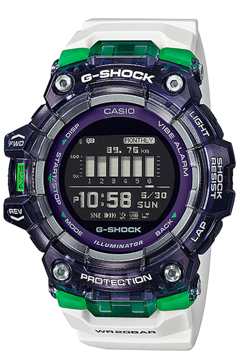 Casio G-shock GBD-100SM-1A7 Bluetooth Digital Rubber Strap Watch For Men-Watch Portal Philippines