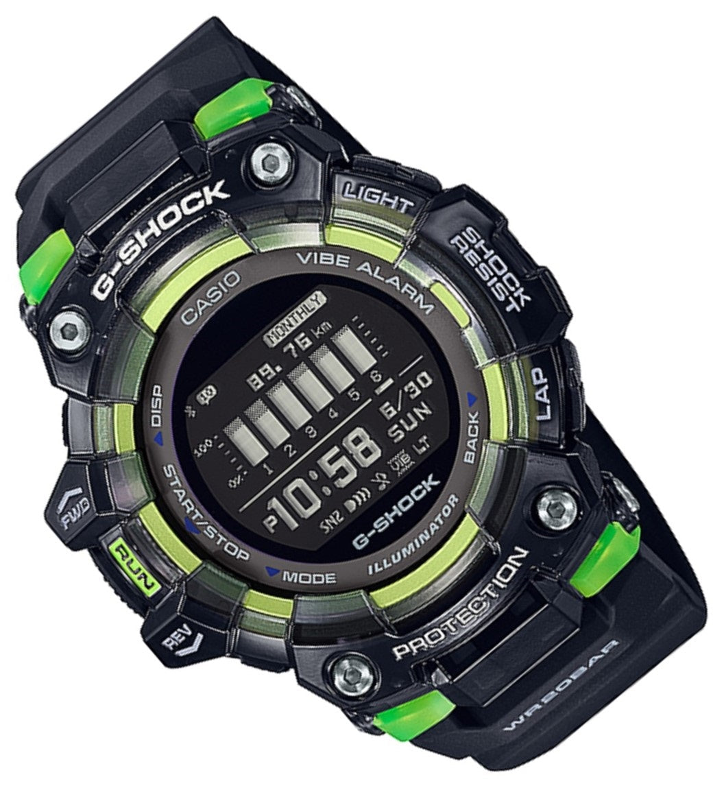 Casio G-shock GBD-100SM-1DR Bluetooth Digital Rubber Strap Watch For Men-Watch Portal Philippines