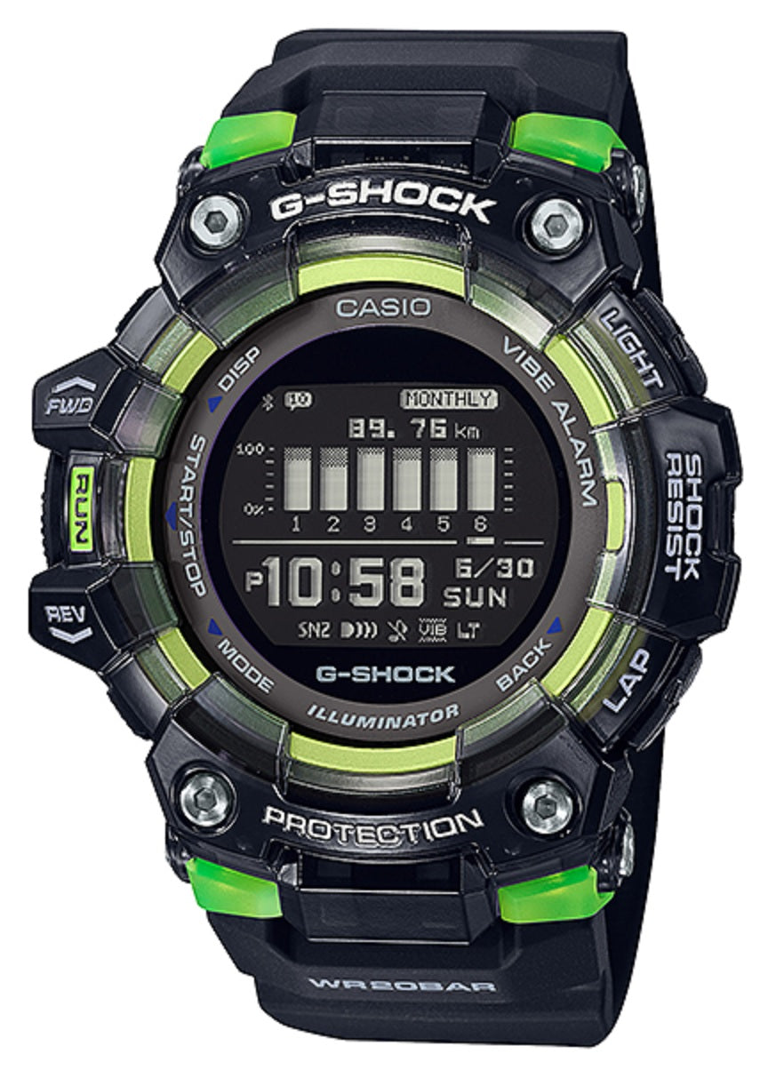 Casio G-shock GBD-100SM-1DR Bluetooth Digital Rubber Strap Watch For Men-Watch Portal Philippines