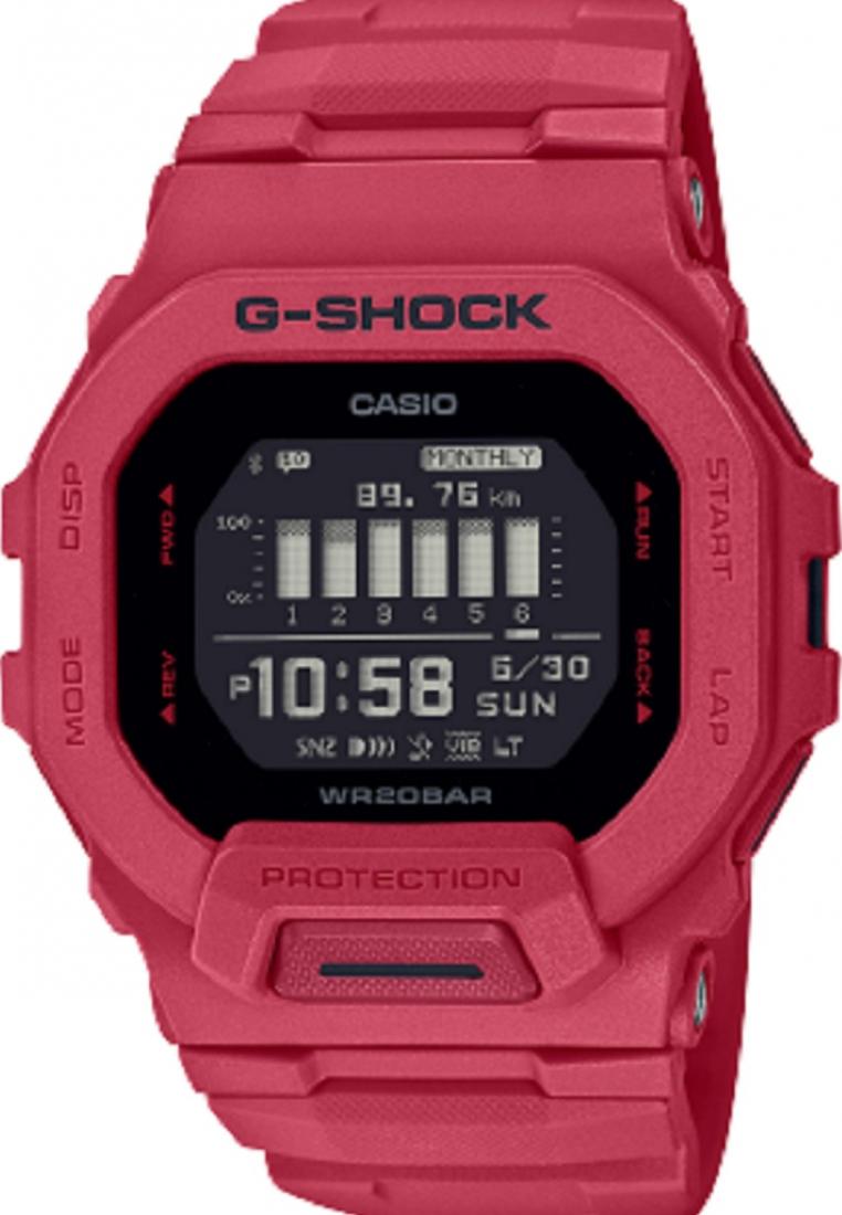 Casio G-Shock GBD-200RD-4DR G-SQUAD RED OUT Sports Edition Digital Watch for Men-Watch Portal Philippines