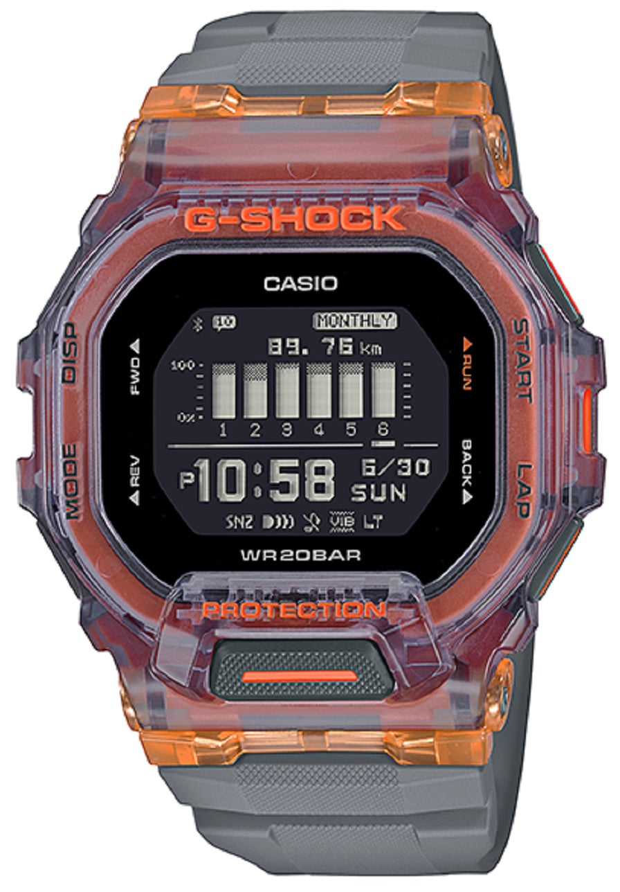 Casio G-shock GBD-200SM-1A5 Bluetooth Digital Rubber Strap Watch For Men-Watch Portal Philippines