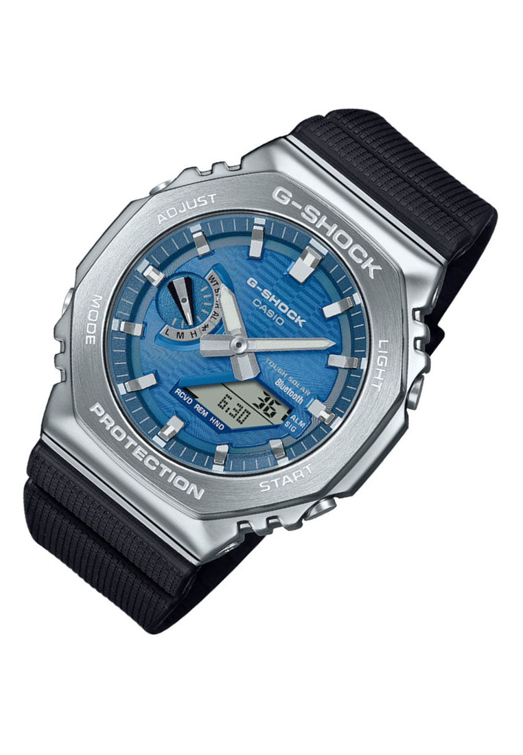 Casio G-shock GBM-2100A-2B Digital Analog Rubber Strap Solar Watch for Men-Watch Portal Philippines