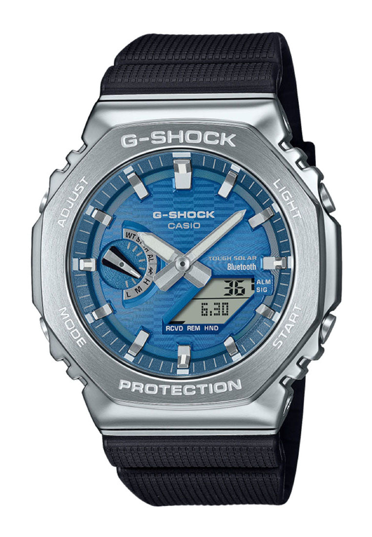 Casio G-shock GBM-2100A-2B Digital Analog Rubber Strap Solar Watch for Men-Watch Portal Philippines
