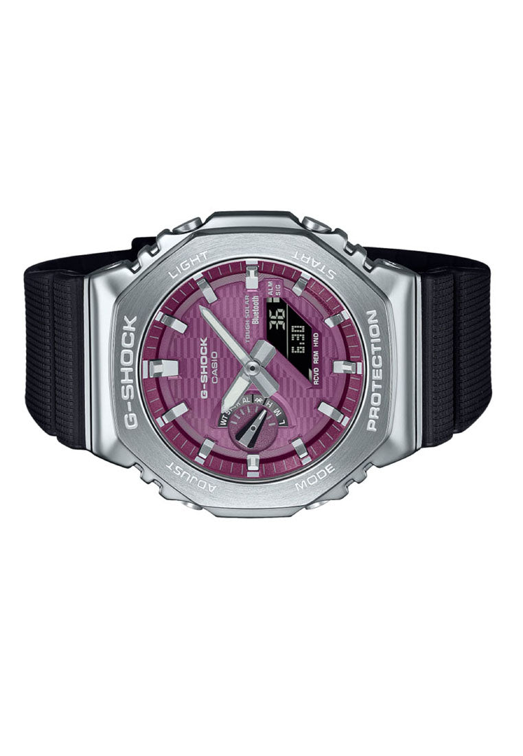 Casio G-shock GBM-2100A-4B Digital Analog Rubber Strap Solar Watch for Men-Watch Portal Philippines