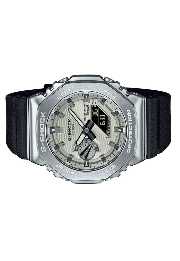 Casio G-shock GBM-2100A-8B Digital Analog Rubber Strap Solar Watch for Men-Watch Portal Philippines