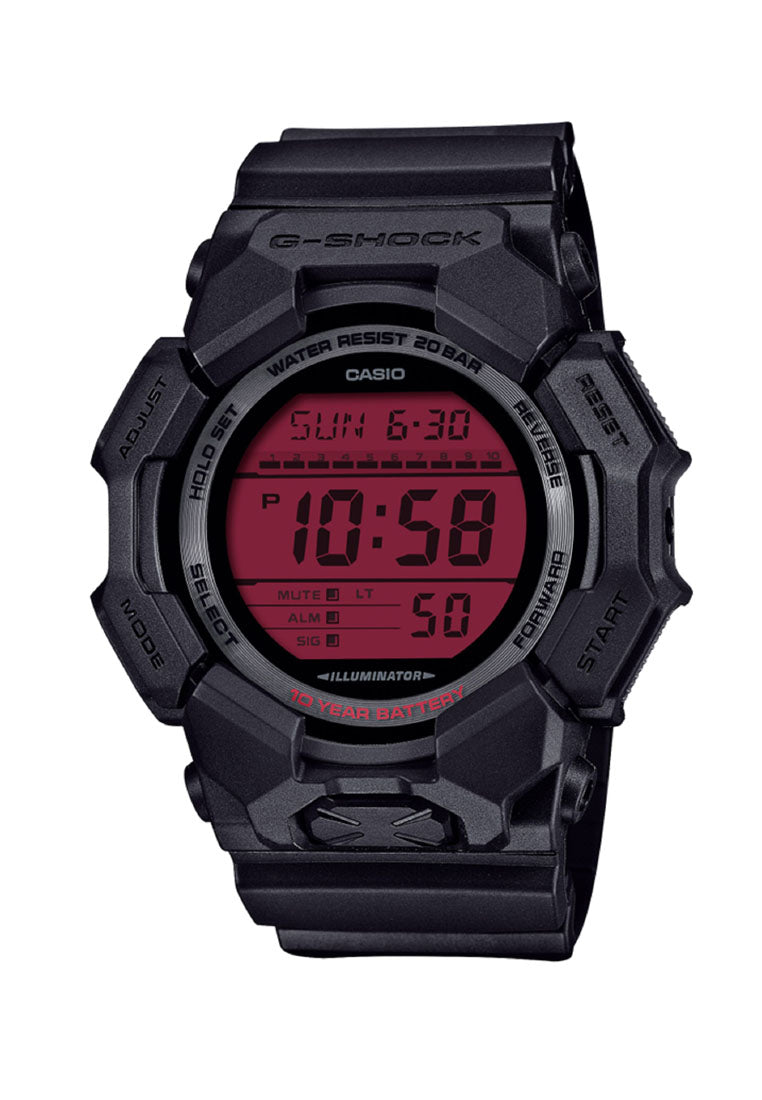Casio G-shock GD-010BBR-1DR Digital Analog Rubber Strap Watch For Men-Watch Portal Philippines