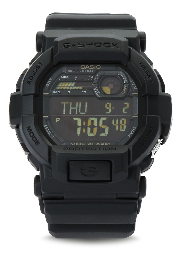 Casio G-shock GD-350-1BDR Digital Rubber Strap Watch for Men-Watch Portal Philippines