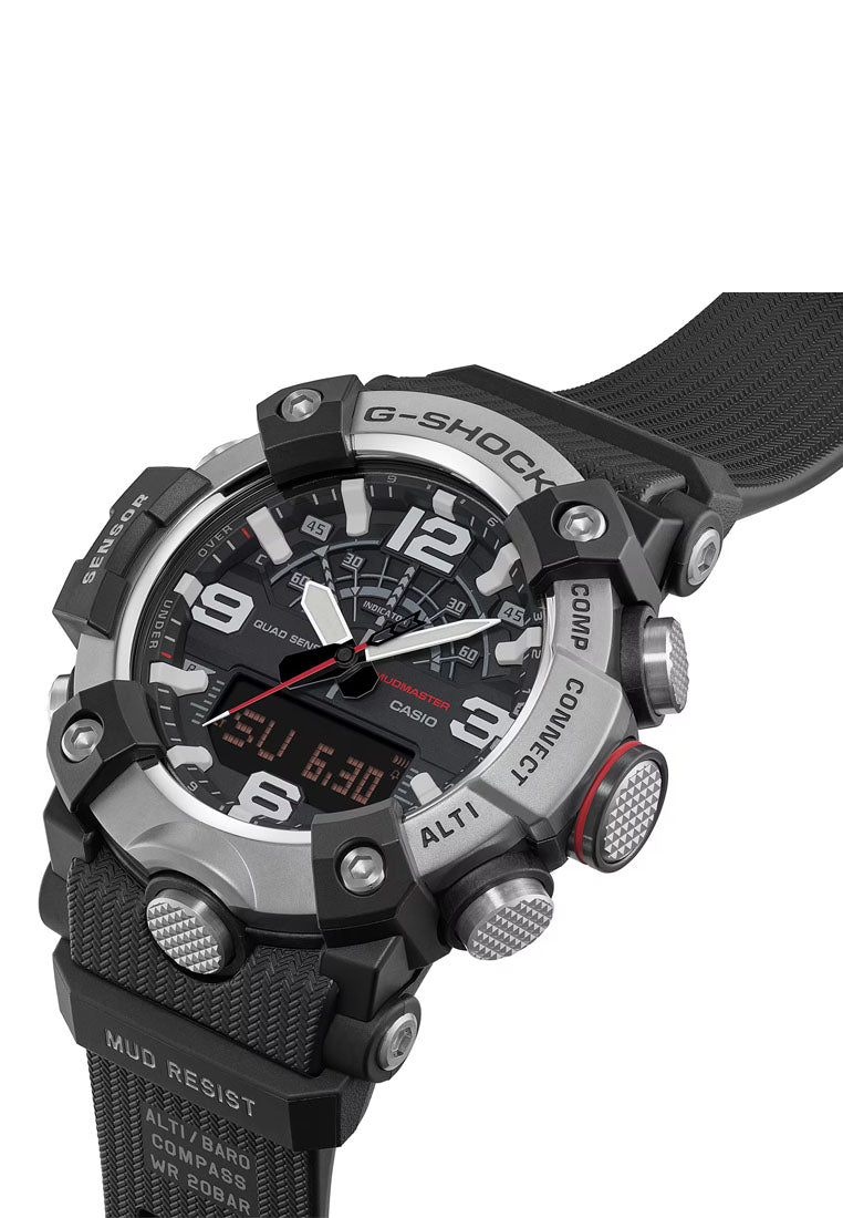 Casio G-shock GG-B100XM-1ADR Rubber Strap Digital Analog Bluetooth Watch for Men-Watch Portal Philippines