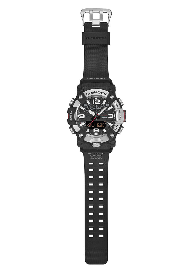 Casio G-shock GG-B100XM-1ADR Rubber Strap Digital Analog Bluetooth Watch for Men-Watch Portal Philippines