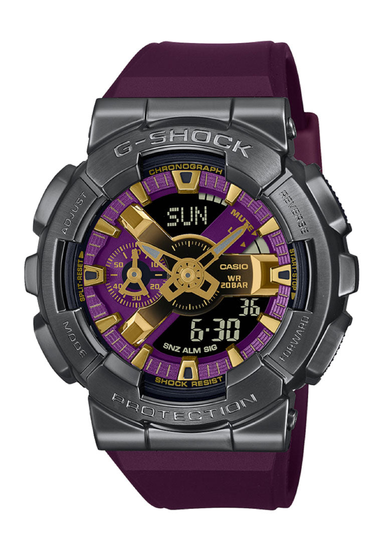 Casio G-Shock GM-110CL-6A Digital Analog Rubber Strap Watch For Men-Watch Portal Philippines
