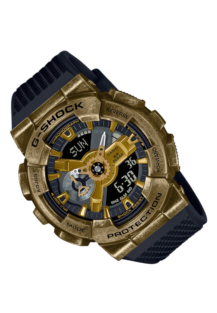 Casio G-shock GM-110VG-1A9 Digital Analog Rubber Strap Watch For Men-Watch Portal Philippines