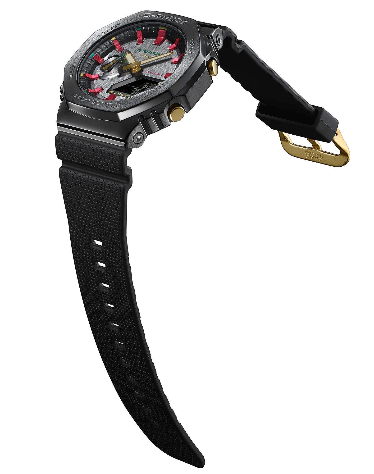 Casio G-shock GM-2100CH-1A Digital Analog Rubber Strap Watch-Watch Portal Philippines