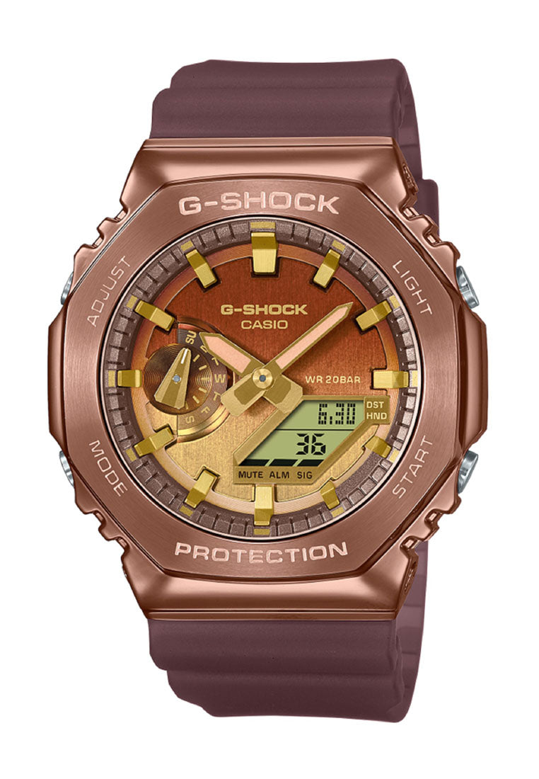Casio G-shock GM-2100CL-5A Digital Analog Rubber Strap Watch-Watch Portal Philippines