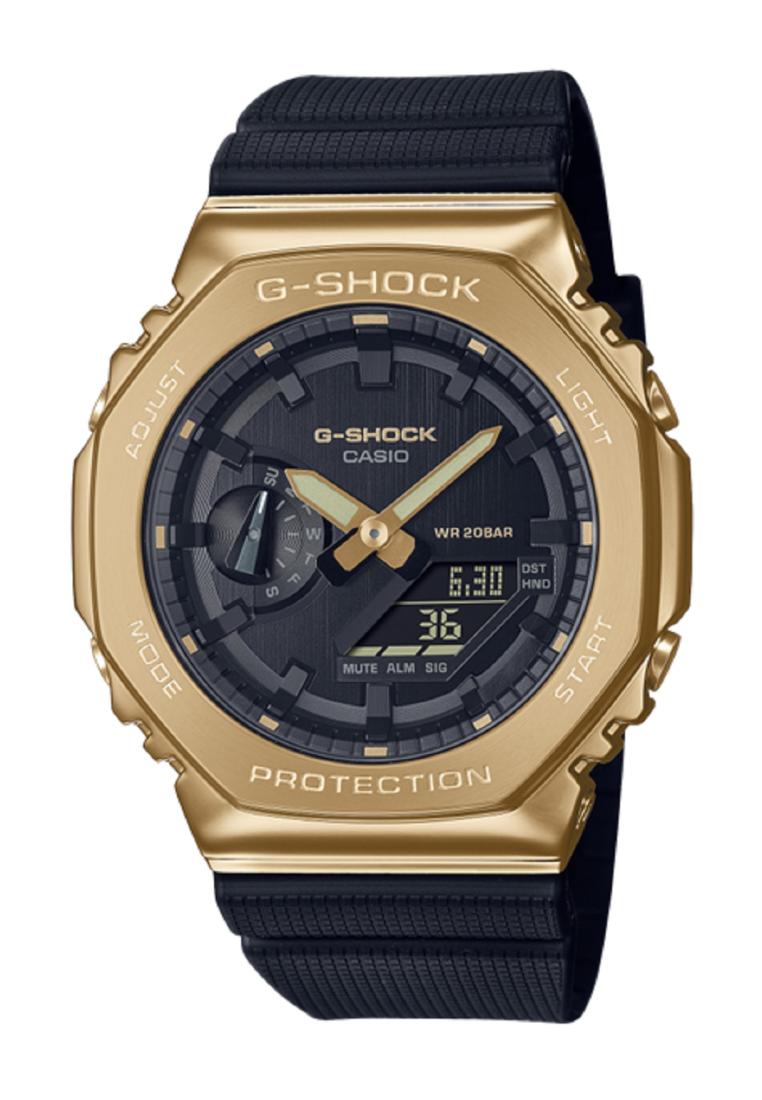 Casio G-shock GM-2100G-1A9 Digital Analog Rubber Strap Watch-Watch Portal Philippines