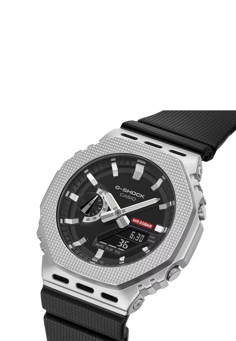 Casio G-shock GM-2100M-1ADR Digital Analog Rubber Strap Watch for Men-Watch Portal Philippines