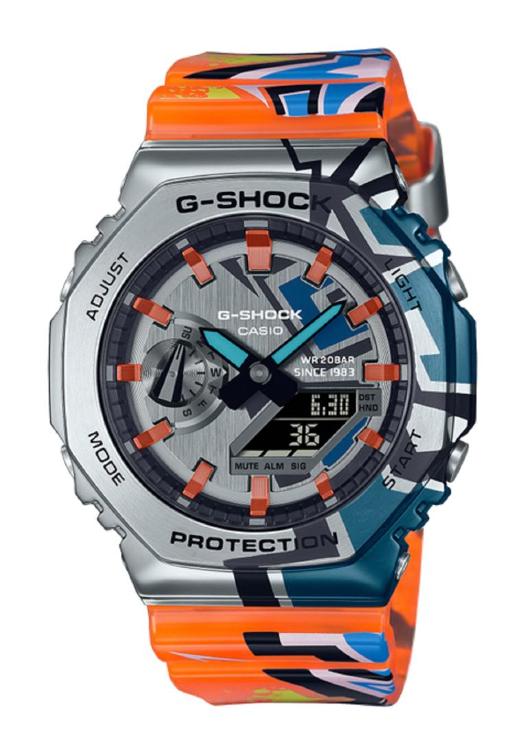 Casio G-shock GM-2100SS-1A Digital Analog Rubber Strap Watch-Watch Portal Philippines