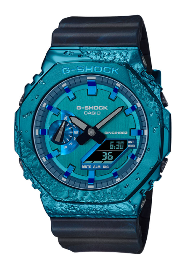 Casio G-shock GM-2140GEM-2ADR Digital Analog Rubber Strap Watch-Watch Portal Philippines