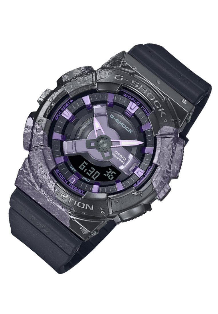 Casio G-shock GM-S114GEM-1A2DR Digital Analog Rubber Strap Watch-Watch Portal Philippines