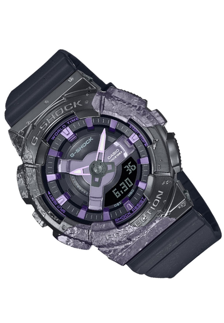 Casio G-shock GM-S114GEM-1A2DR Digital Analog Rubber Strap Watch-Watch Portal Philippines