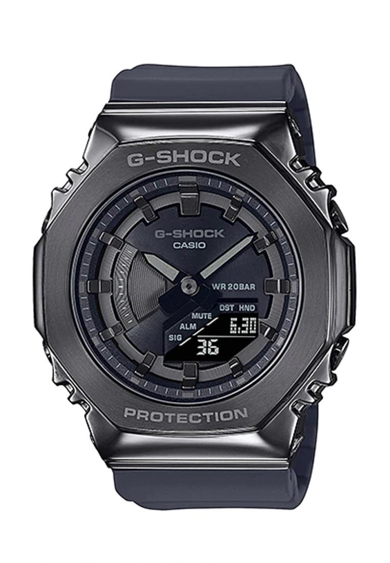 Casio G-shock GM-S2100B-8A Digital Analog Rubber Strap Watch-Watch Portal Philippines