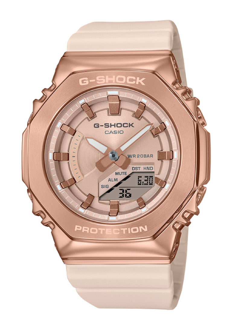 Casio G-shock GM-S2100PG-4A Digital Analog Rubber Strap Watch-Watch Portal Philippines