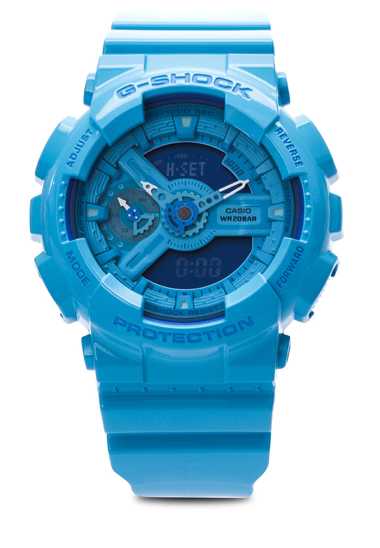 Casio G-shock GMA-S110CC-2ADR Digital Analog Rubber Strap Watch-Watch Portal Philippines