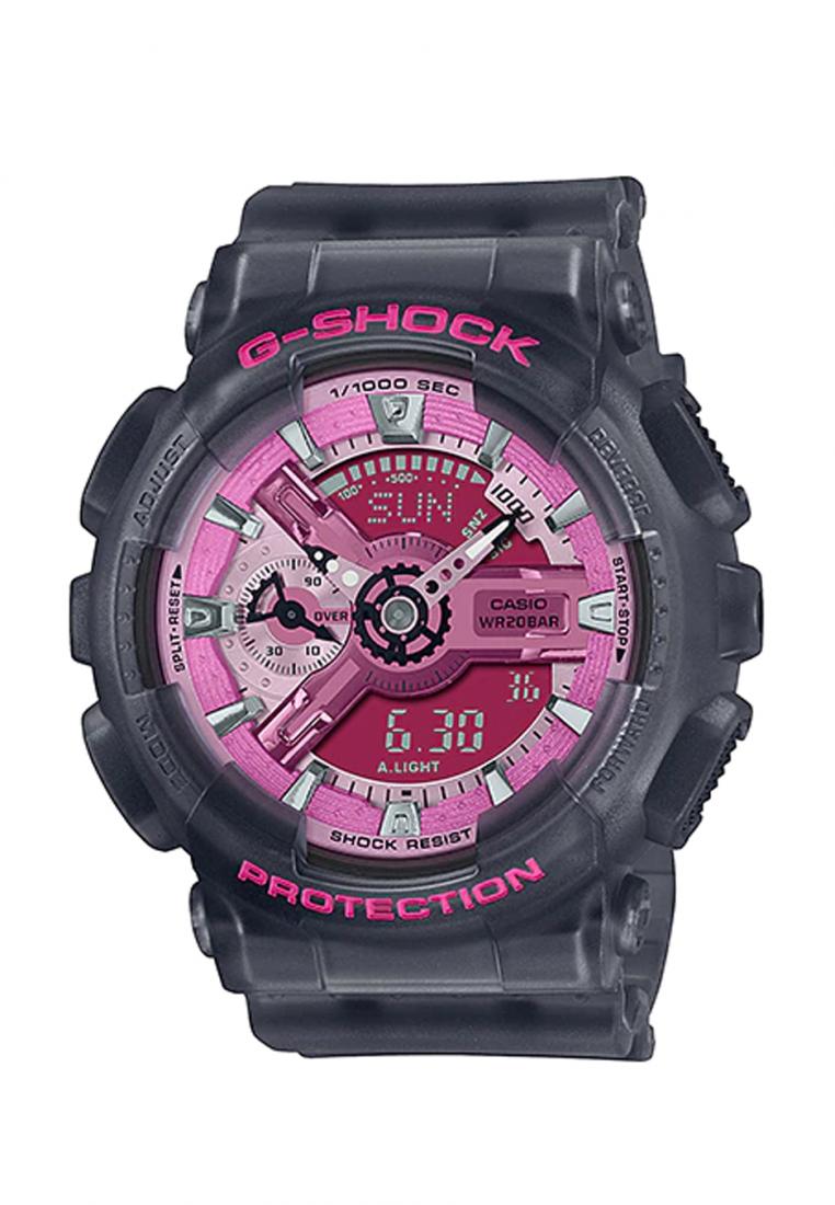 Casio G-shock GMA-S110NP-8A Digital Analog Rubber Strap Watch-Watch Portal Philippines