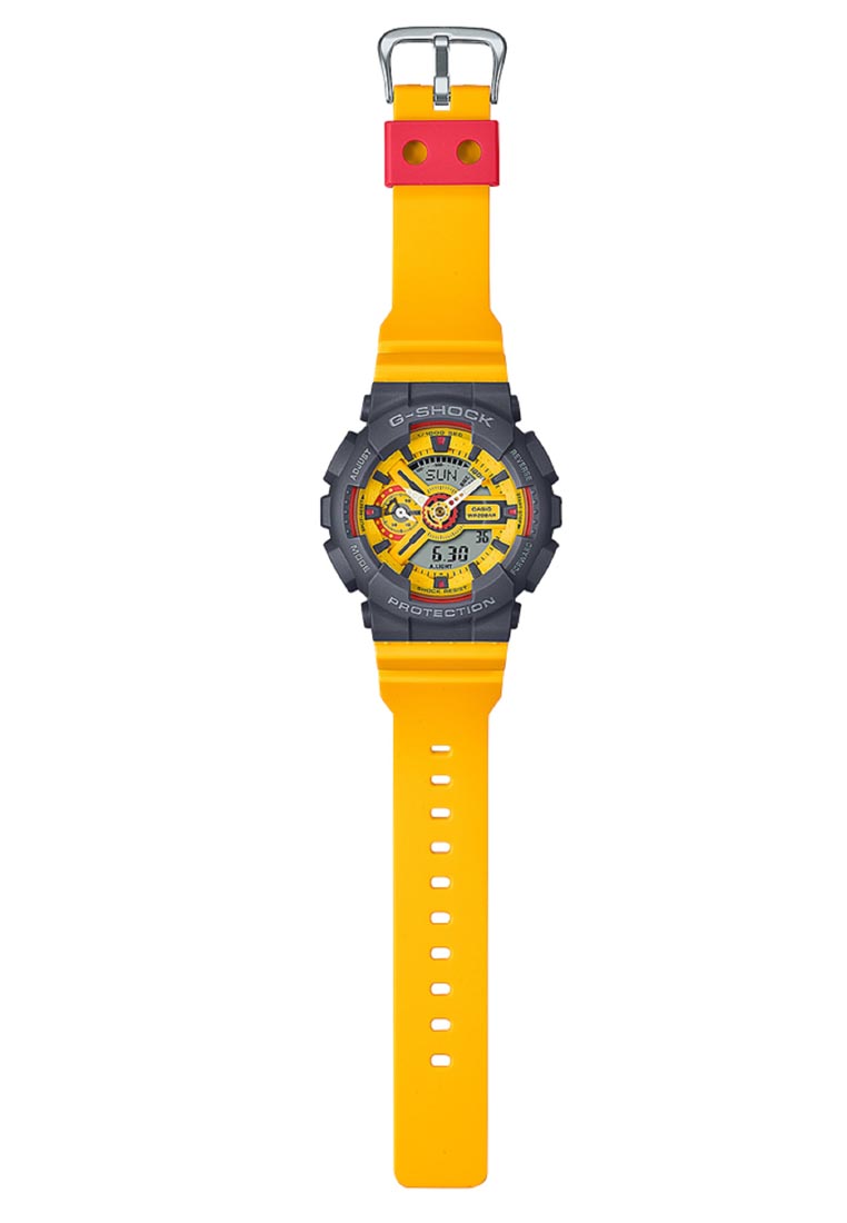 だいじゅん☆　CASIO G-SHOCK GMA-S110Y-9A Casio G-shock GMA-S110Y-9A Digital Analog Rubber Strap Watch