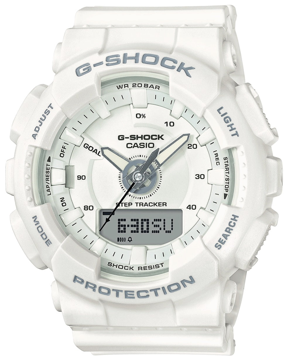 Casio G-shock GMA-S130-7A Digital Analog Rubber Strap Watch