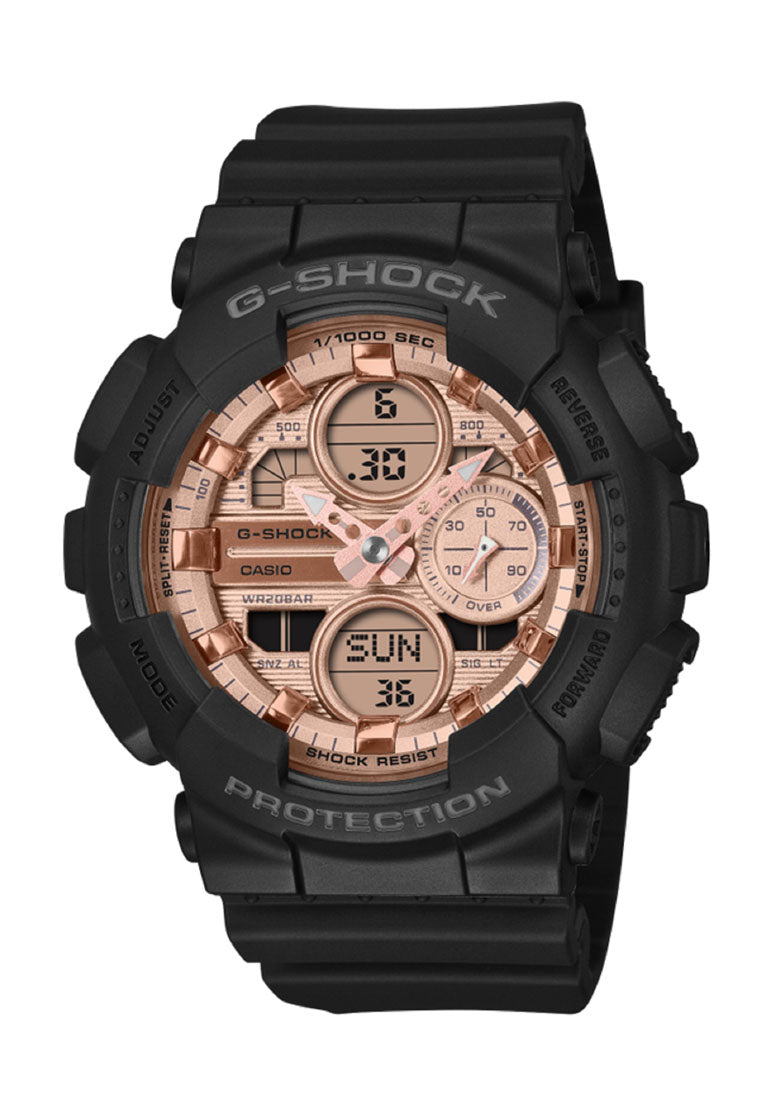 Casio G-shock GMA-S140PG-1ADR Rubber Strap Digital Analog Watch for Women-Watch Portal Philippines