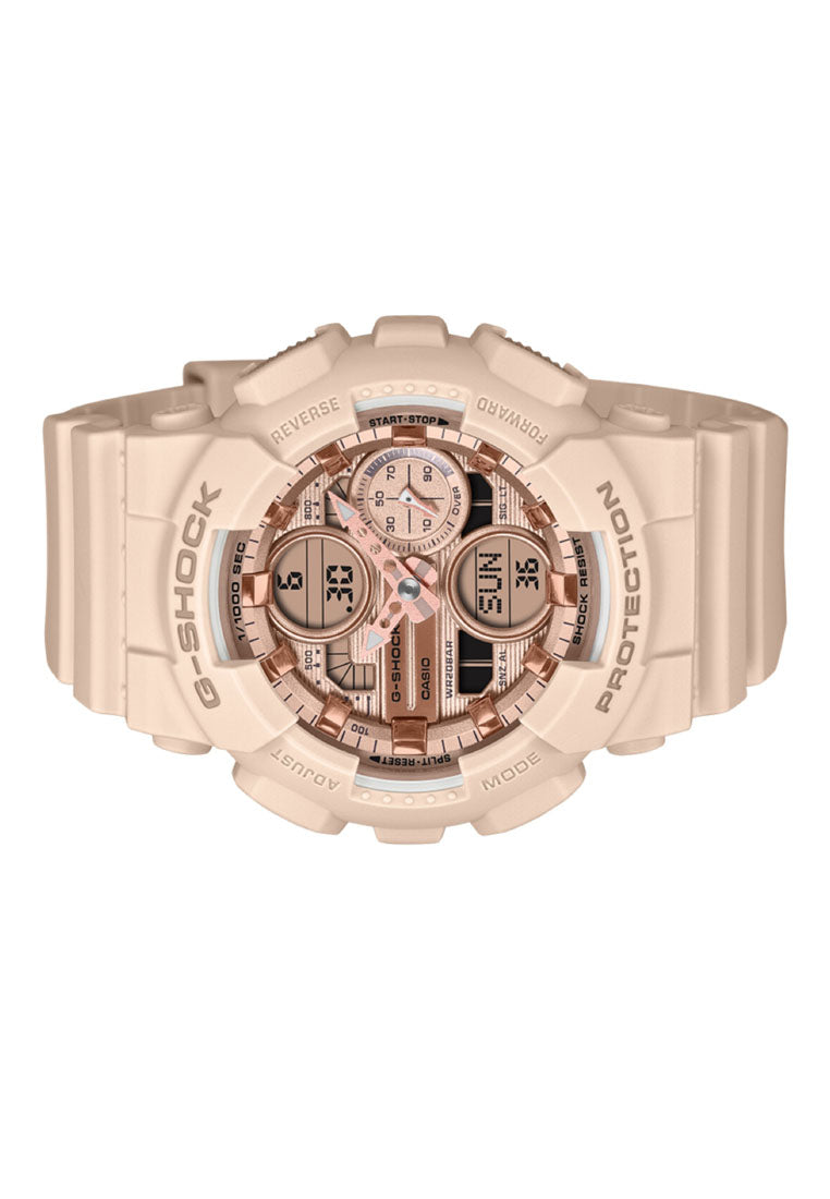 Casio G-shock GMA-S140PG-4ADR Rubber Strap Digital Analog Watch for Women-Watch Portal Philippines