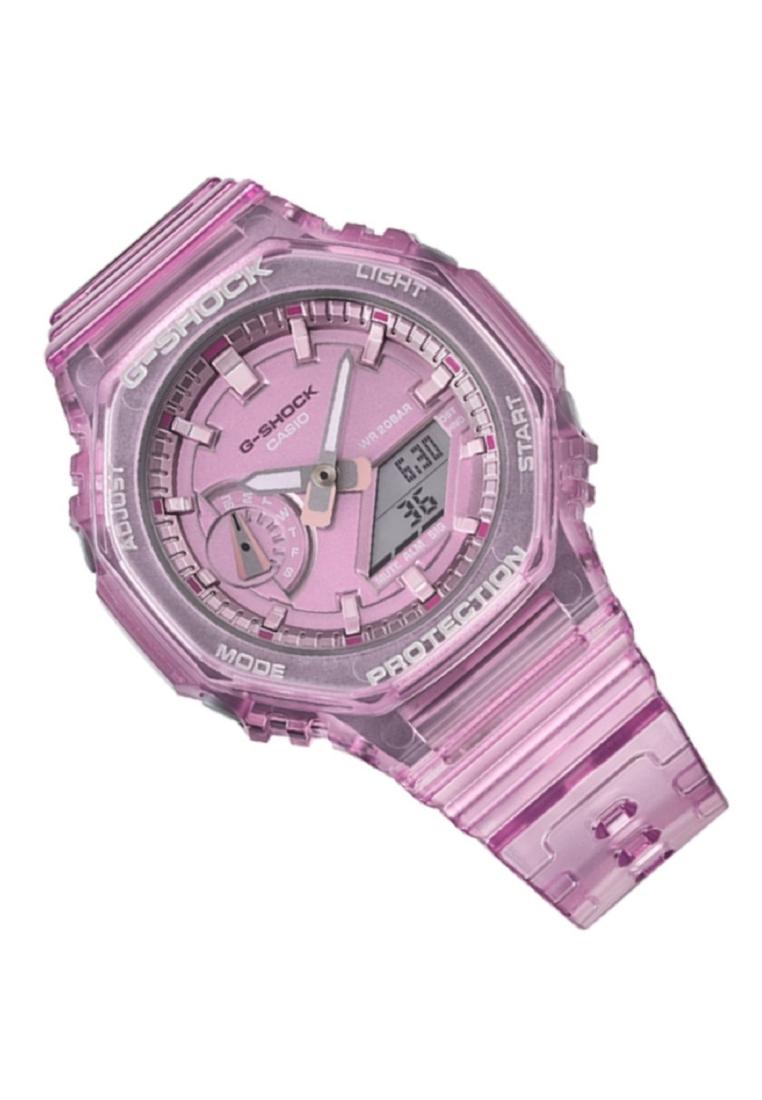 Casio G-Shock GMA-S2100SK-4A Digital Analog Rubber Strap Watch For Women-Watch Portal Philippines