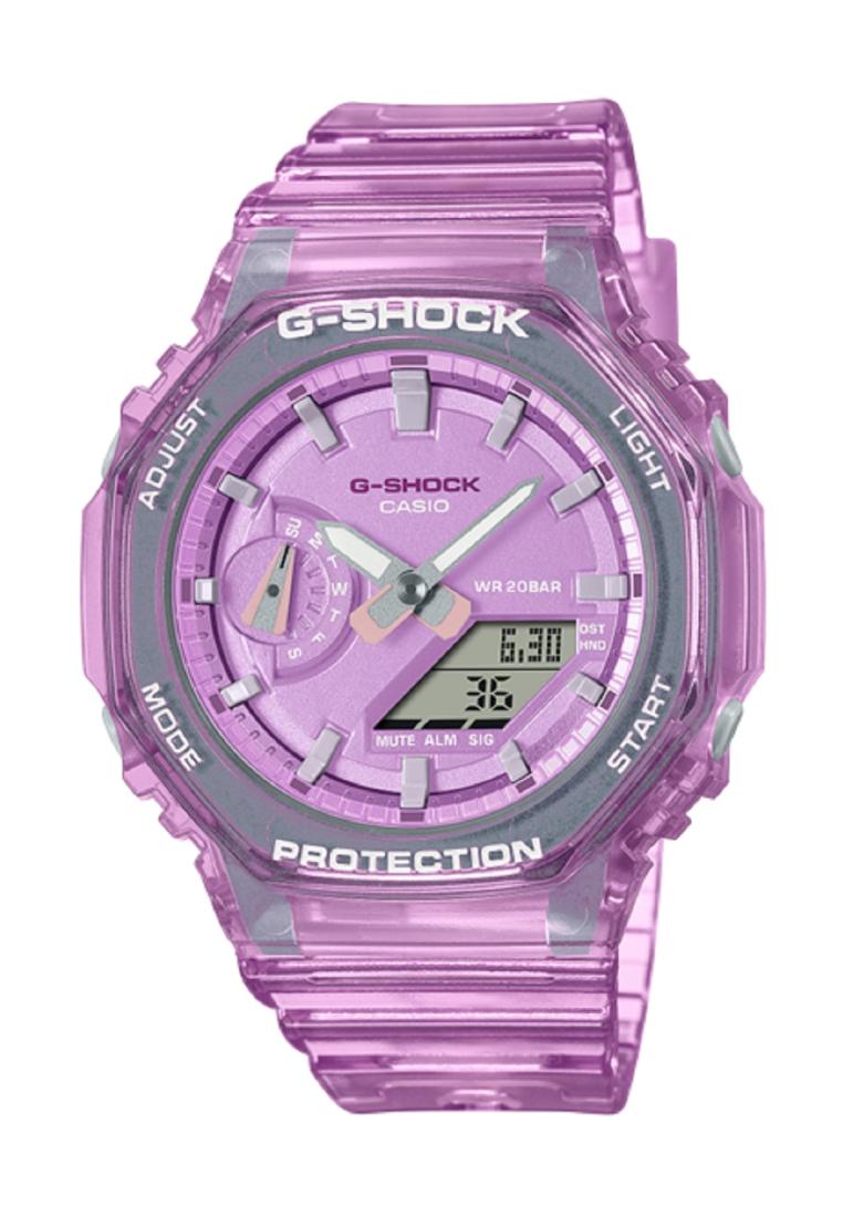 Casio G-Shock GMA-S2100SK-4A Digital Analog Rubber Strap Watch For Women-Watch Portal Philippines