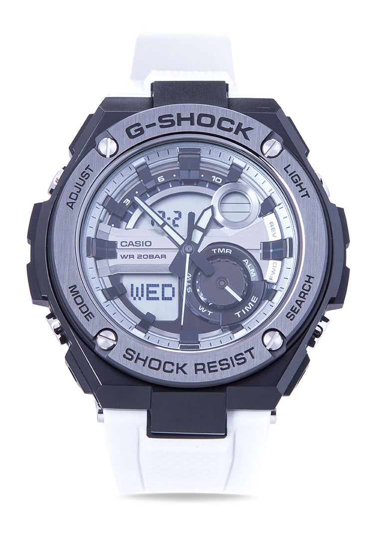 Casio G-shock GST-210B-7ADR Solar Digital Analog Rubber Strap Watch-Watch Portal Philippines