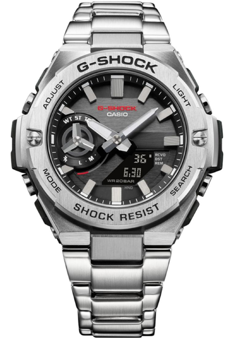 Casio G-shock GST-B500D-1A Solar Digital Analog Stainless Steel Strap Watch-Watch Portal Philippines