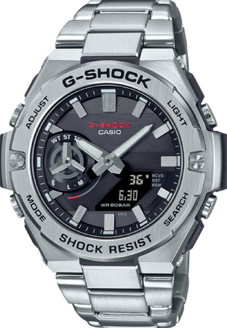 Casio G-shock GST-B500D-1A Solar Digital Analog Stainless Steel Strap Watch-Watch Portal Philippines