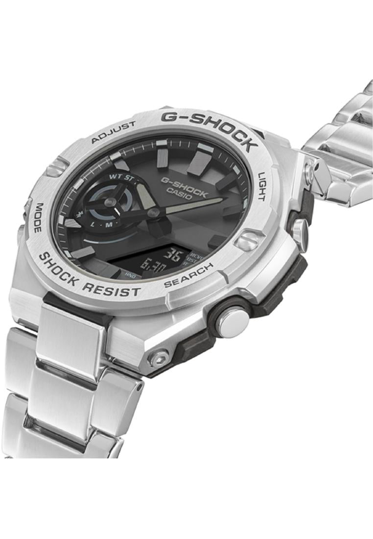 Casio G-shock GST-B500D-1A1 Solar Digital Analog Stainless Steel Strap Watch-Watch Portal Philippines