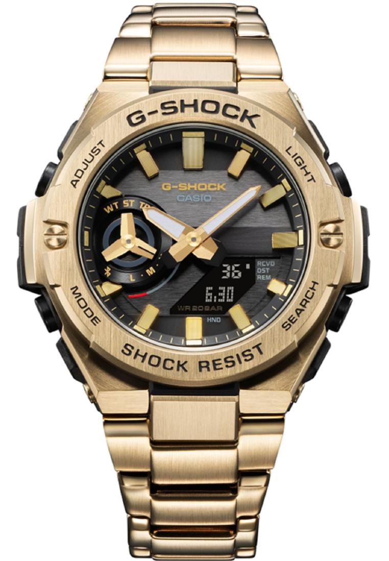 Casio G-shock GST-B500GD-9A Solar Digital Analog Stainless Steel Strap Watch-Watch Portal Philippines