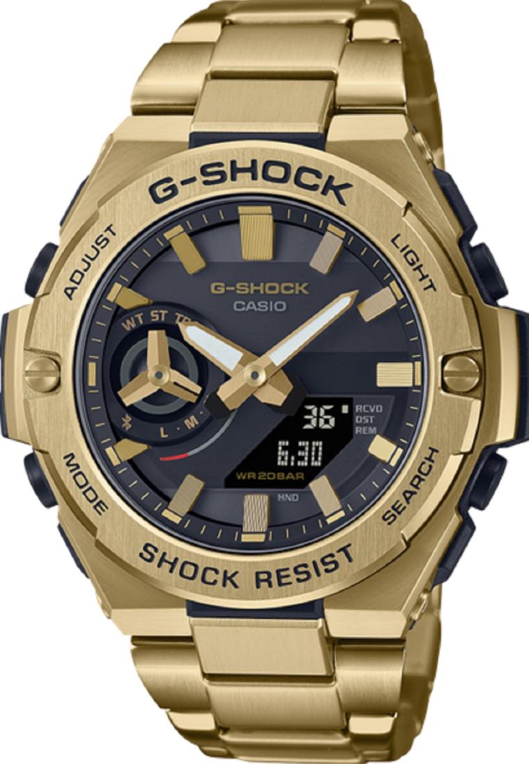 Casio G-shock GST-B500GD-9A Solar Digital Analog Stainless Steel Strap Watch-Watch Portal Philippines