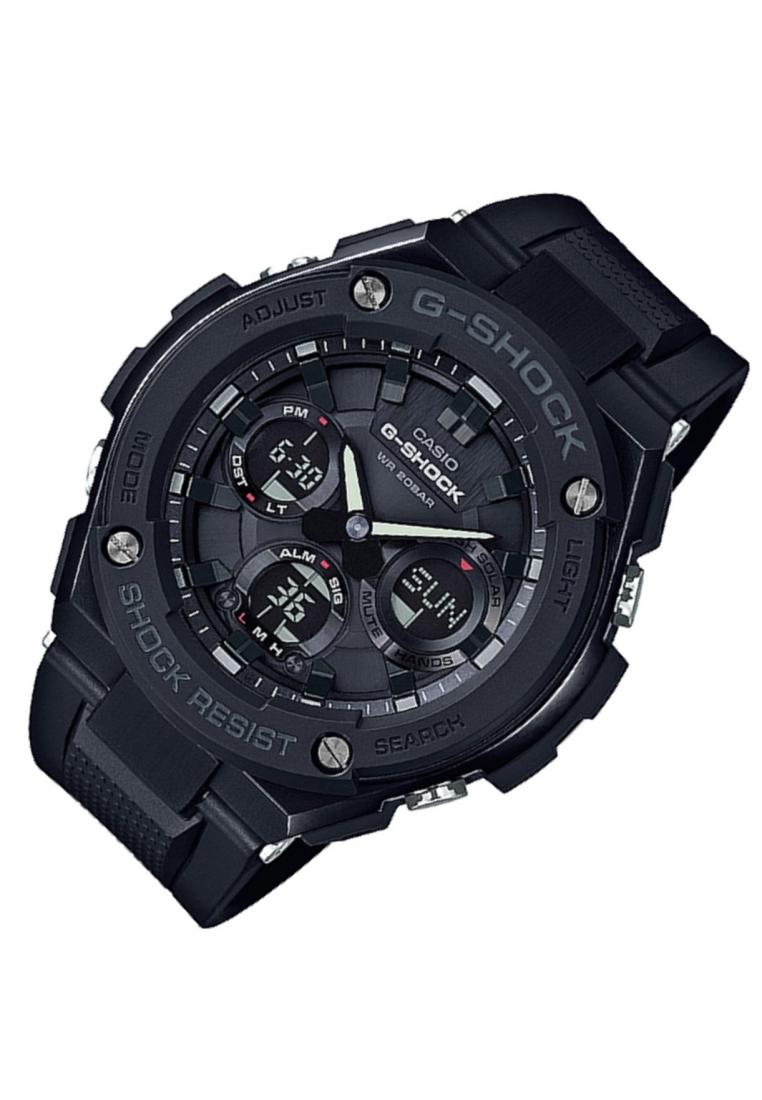 Casio G-shock GST-S100G-1B Solar Digital Analog Rubber Strap Watch-Watch Portal Philippines