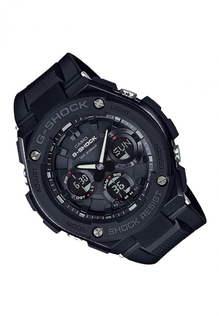Casio G-shock GST-S100G-1B Solar Digital Analog Rubber Strap Watch-Watch Portal Philippines