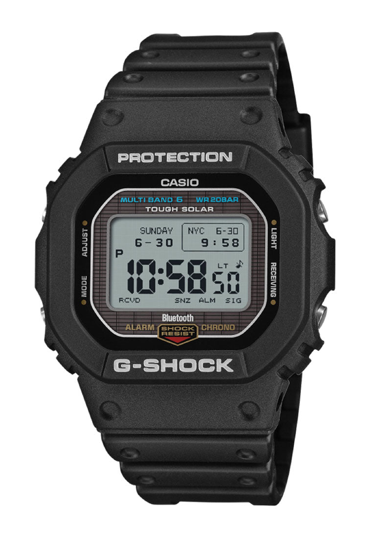 Casio G-shock GW-BX5600-1DR Digital Rubber Strap Solar Bluetooth Watch for Men-Watch Portal Philippines